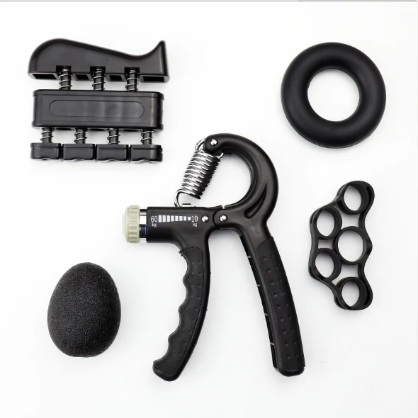 R-Shape Hand Grip Strengthener Finger Exerciser Indoor Therapy Forearm Trainer 