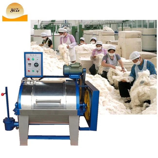
Industrial Alpaca Cashmere Raw Wool Cleaning Washing Machine to Wash Sheep Wool Scouring for sale 