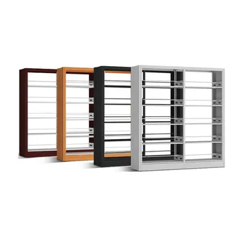 Kd Durable Double Sided 5 Story Steel Transfer Bookshelf For