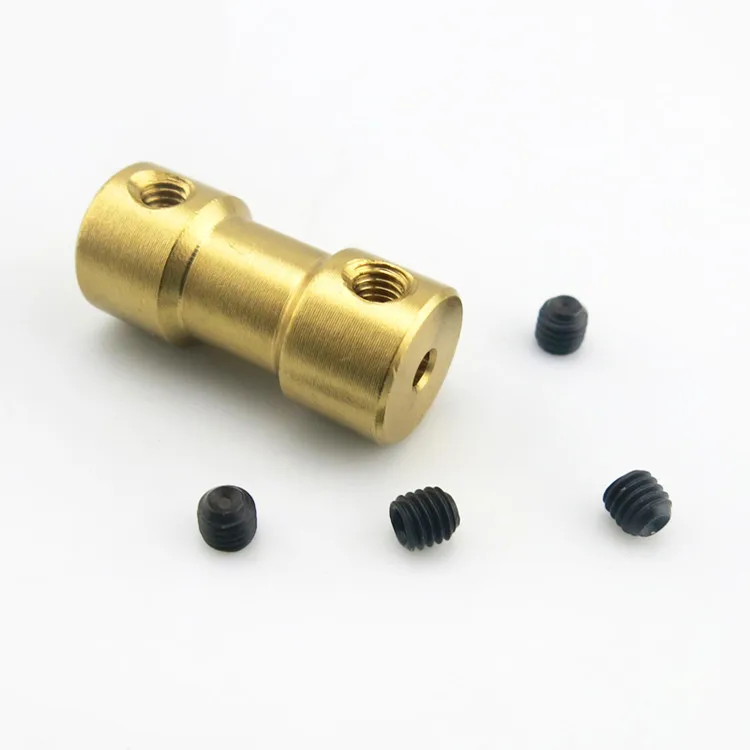 2mm6mm Motor Shaft Coupling Coupler Connector Sleeve Adapter Brass