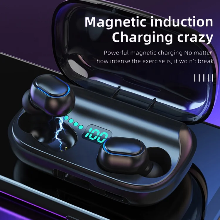 

T11 Wireless HiFi Earphone 9D Stereo Headsets With Led Display For Running Sport Earbuds