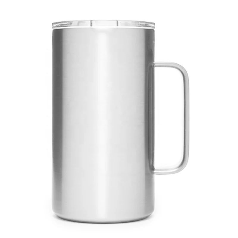 

20oz Stainless Steel Travel Tumbler Coffee Mug With Handle, Customized color