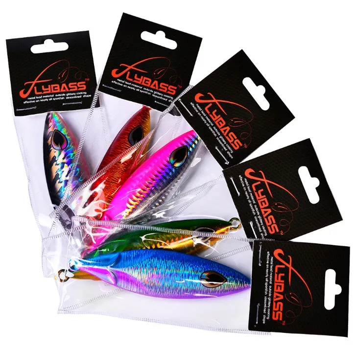 

Jig Wobbler Lures Fishing-Bait Slow Sinking Artificial Hard 1pcs 180g, 6colors