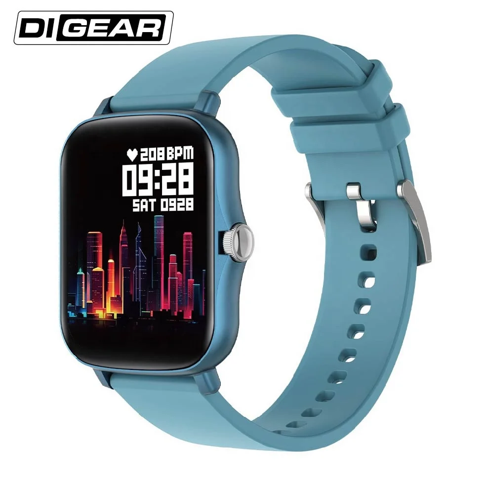 

DiGear Y20 Smart Watch Rolling Menu Fitness Sports Tracker Smartwatch for Android iOS aka P8 Plus Blue