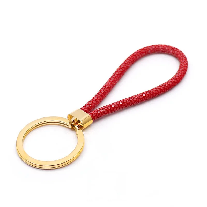 

Viya Jewelry handmade high quality real skin key chain Personalized Keychain Men's Gift Leather