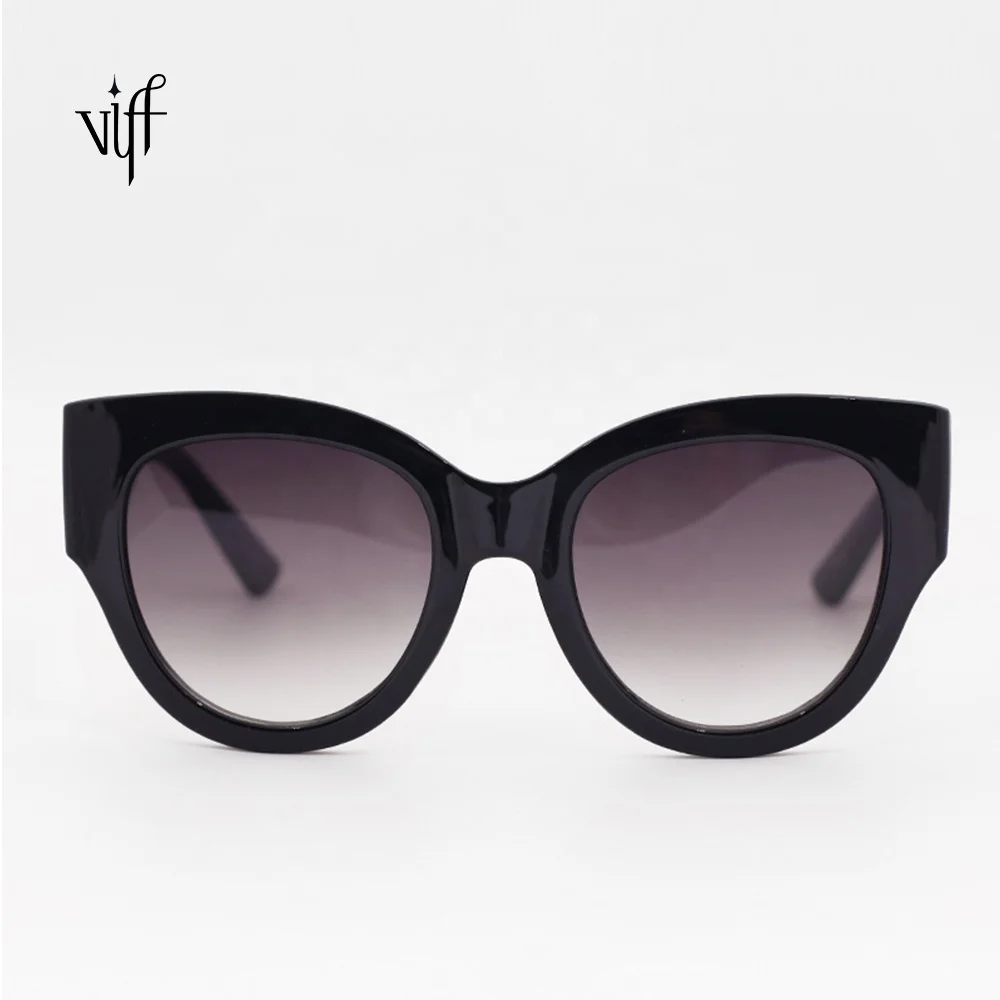 

VIFF HP18060 Hot Sale Big Frame Luxury Sunglasses for Ladies Multicolor Cateye Custom Logo Sunglasses Women