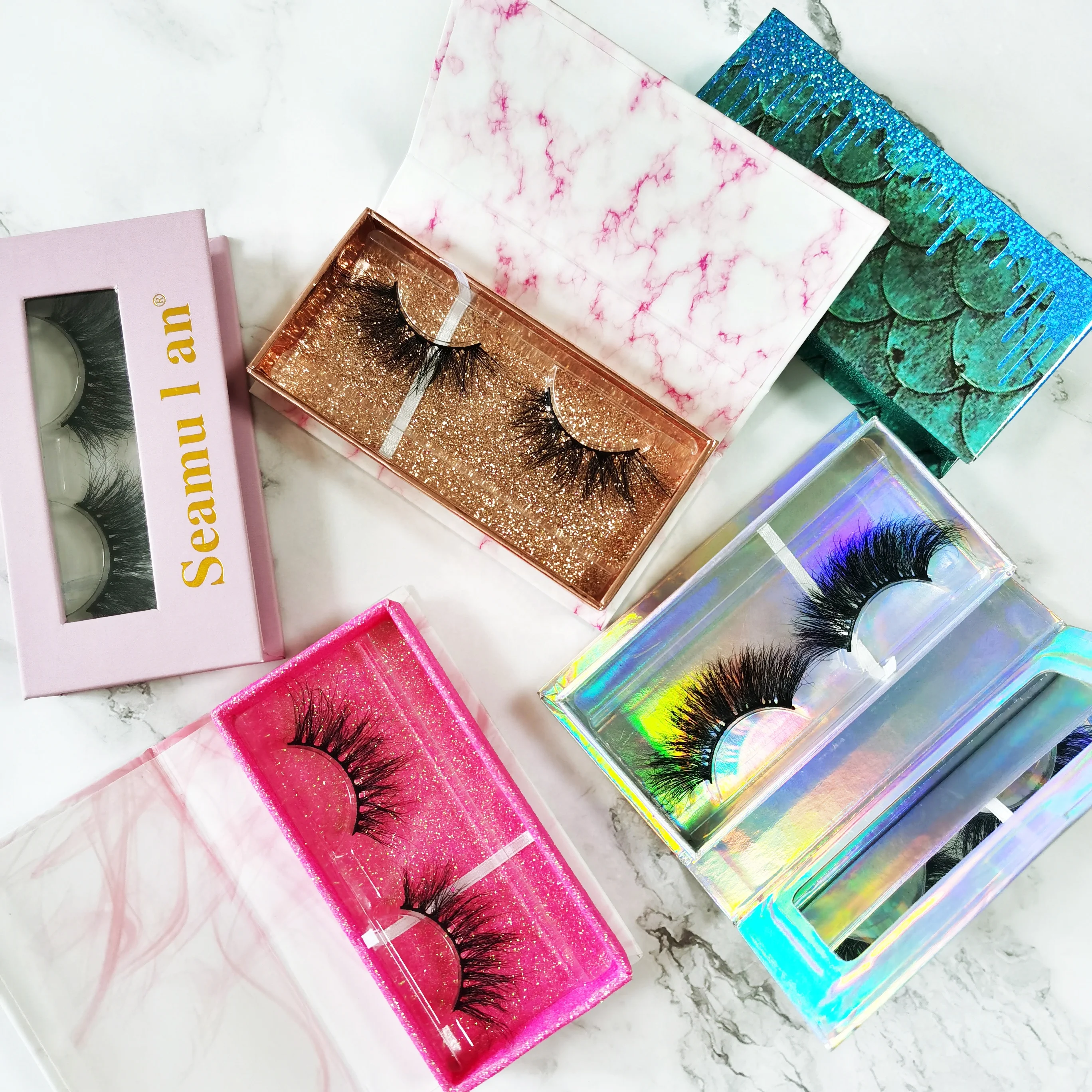 

Hot Sell Wholesale Price Real Cotton Black Band Handmade 3D Mink Fur Eyelash