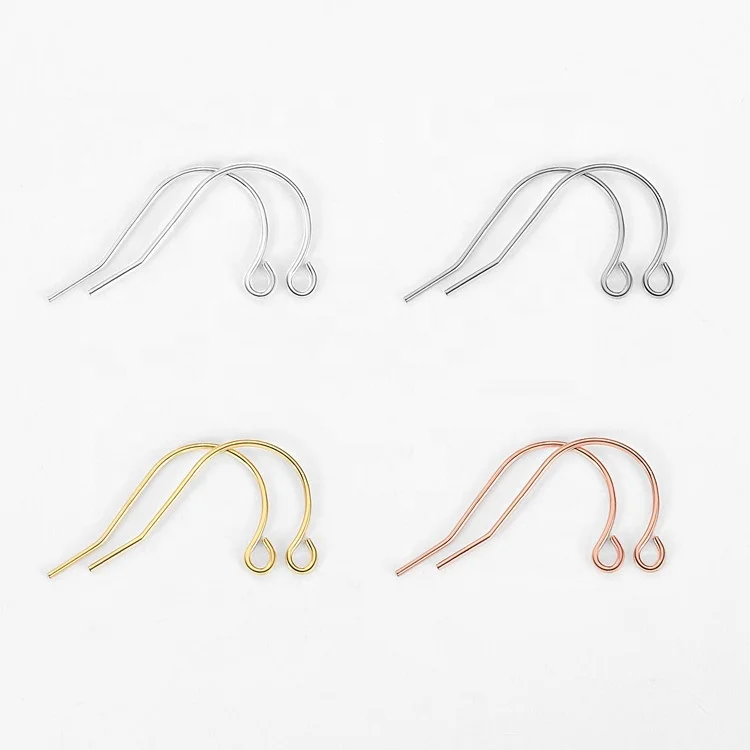 

Wholesale silver 925 earrings hooks high-quality sterling silver 925 earring accessories