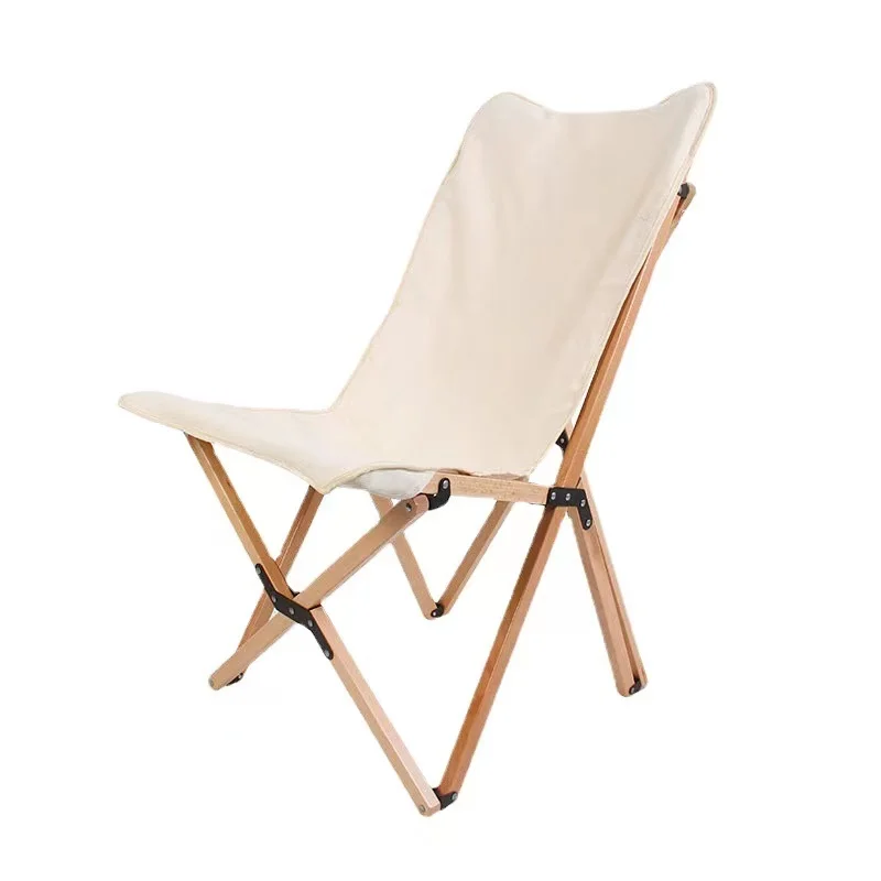 

Outdoor Leisure wood Lightweight Portable Folding Beach Chair