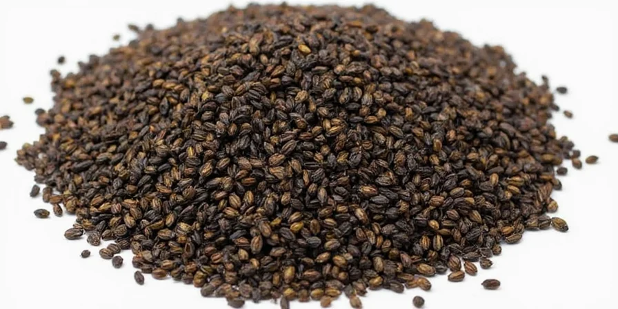 Comparison of nigella, black sesame, and onion seeds