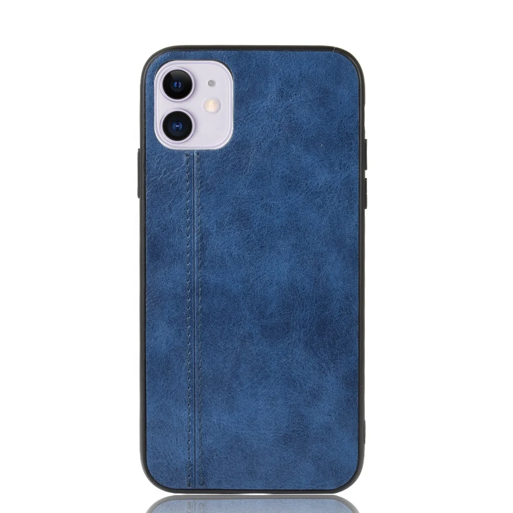 

New Trendy Luxury Design Shockproof Slim Tpu Cover for iphone 11 pro Pu Leather Cell Phone Case for iphone 11, 4 colors