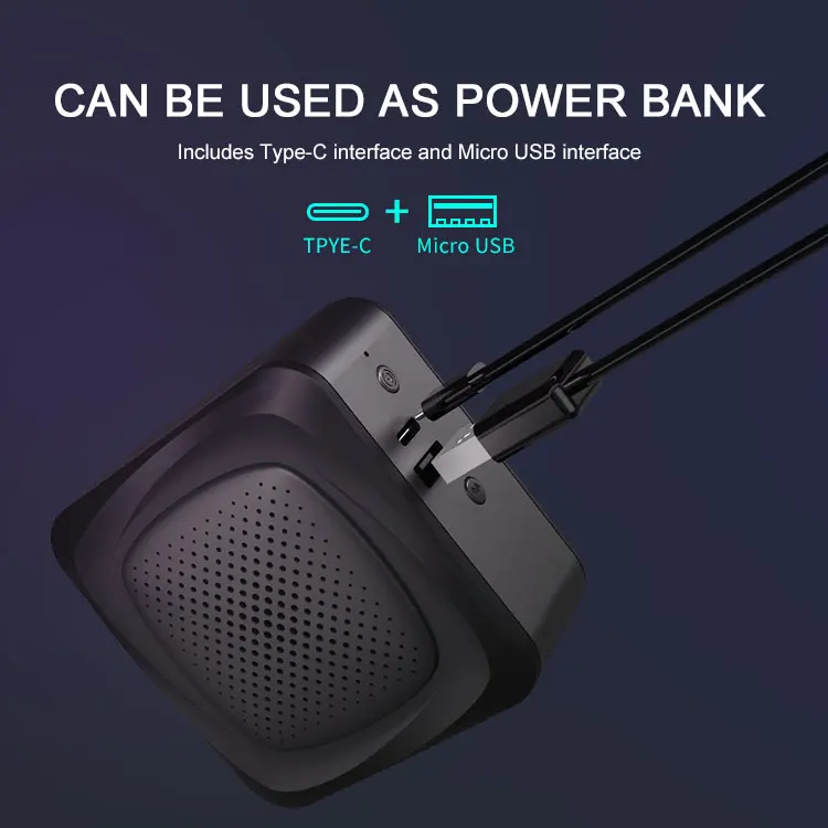 2020 Wireless Bluetooth Speaker With 5000mAh Power Bank Outdoor Bluetooth Speaker - ANKUX.COM