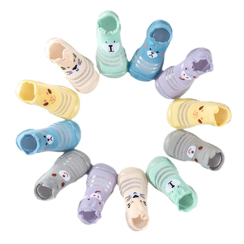 

New Born Toddler Girls Kid Floor Socks Designer Inspired Prewalker Footwear Children Boys Light Walking Baby Casual Shoes