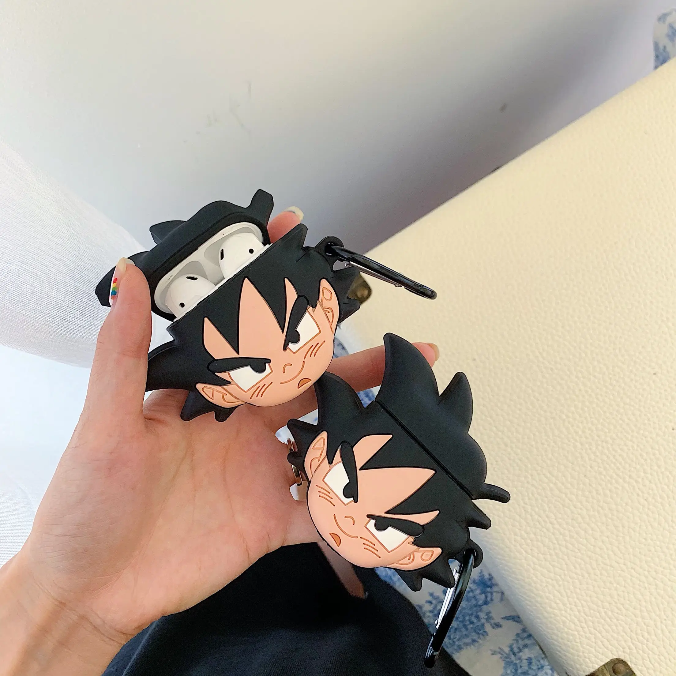 Comic Goku silicone case for apple airpod 2 case for airpods case cover earphone covers for air pod cases 3D cover skin