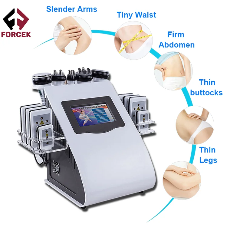 

Trending products 6 in 1 lipolaser rf cavitation Machine 40k ultrasonic cavitation Fat and Wrinkles Removal Machine