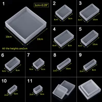 

Shaker Resin Mold Handmade Casting Molds Silicone Square Cube Mermaid Soap Molds For Resin