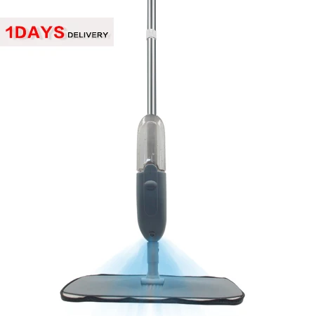 

Refill 1 Microfiber Set Cordless 360 Spin Flat Mop 2 Water Spray Rotation Kill Bacteria Floor Mops, Customized color