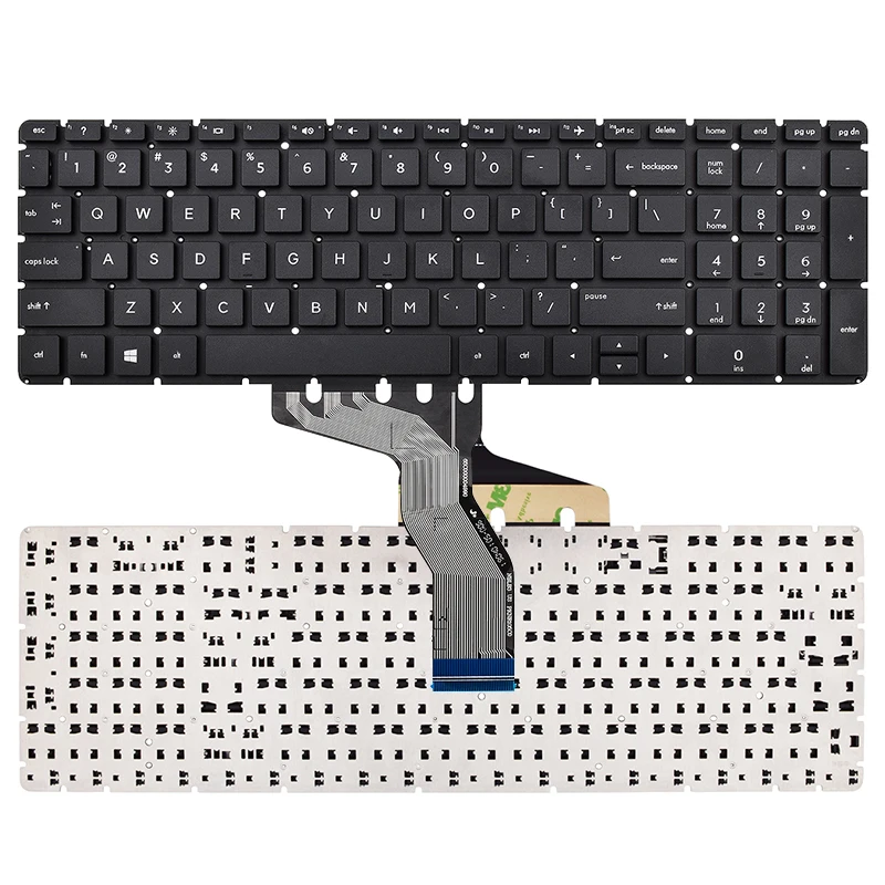 

Notebook Keyboard For HP 15-BS 15-BP 15-BR 15-BW 15G-BR 15Q-BD 15Z-BW 17G-BR 15-RA 15-RB 17-BS 17-AE 17-AK 17-AR 250 G6 255 G6, Silver