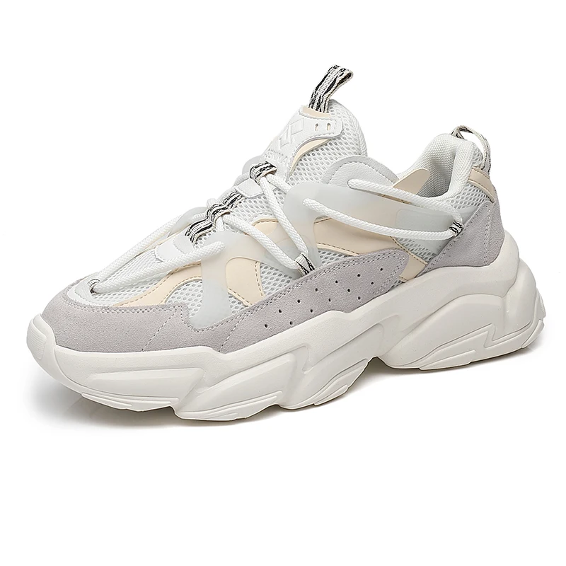 

Customize logo Selling latest design top quality genuine leather men chunky shoes