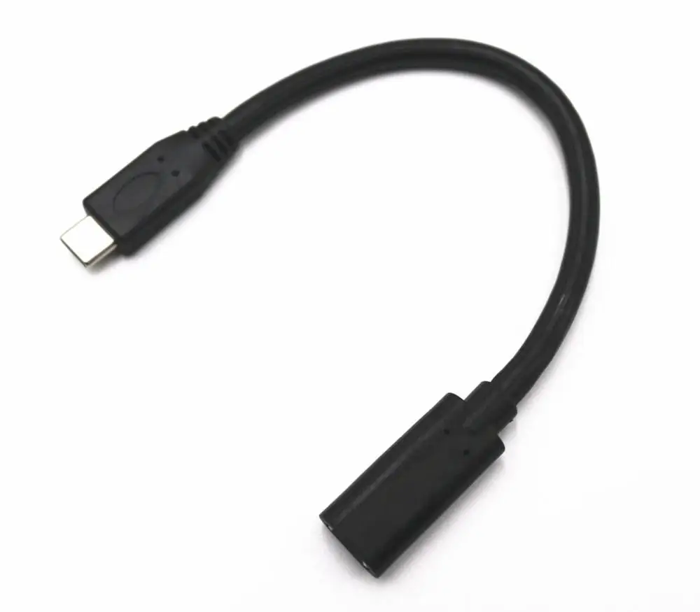 

0.5m USB Type C male to Type C female Gen2 cable black color