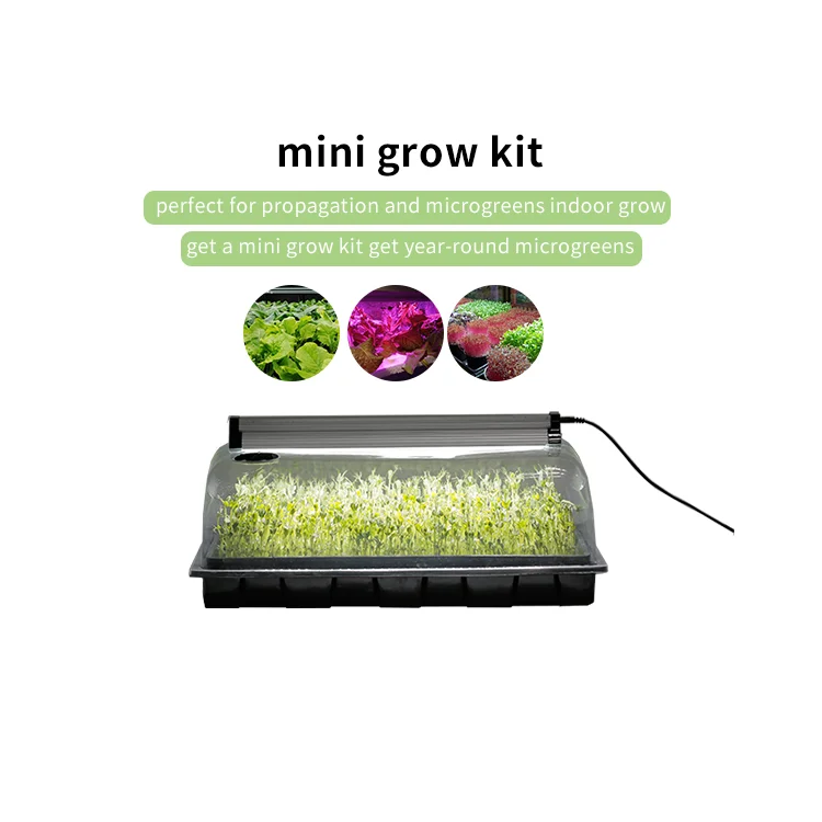 

Vented Humidity Dome Indoor Plant Growing System Kits Propagation Nursery Start Grow Plastic Microgreen Tray weed seeds grow