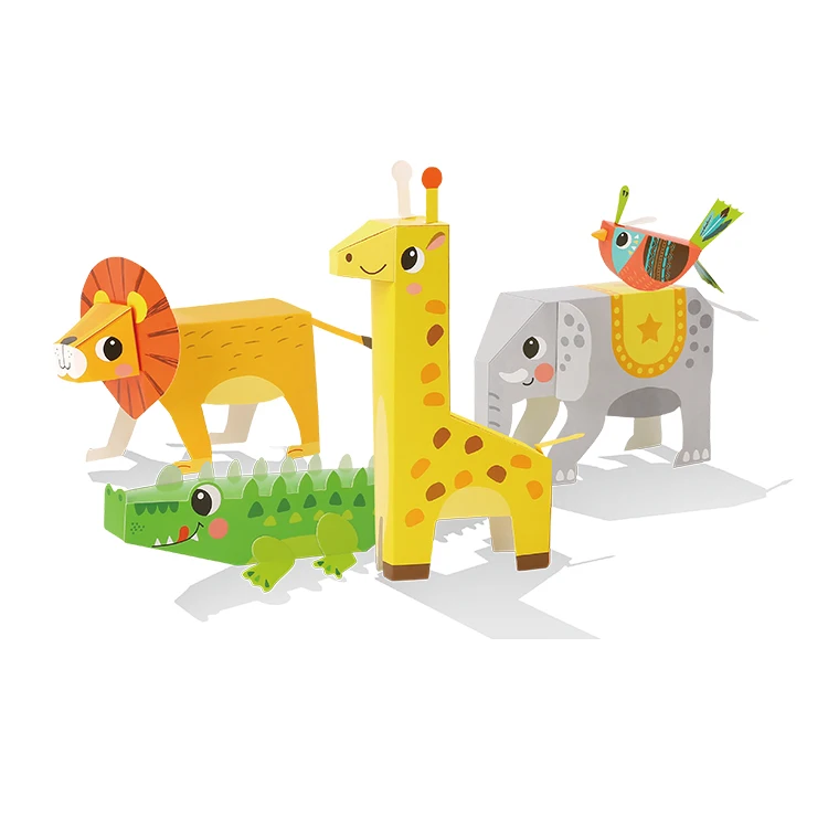 

3d Origami Paper Kit for kids hand-eye coordination and cognitive Development