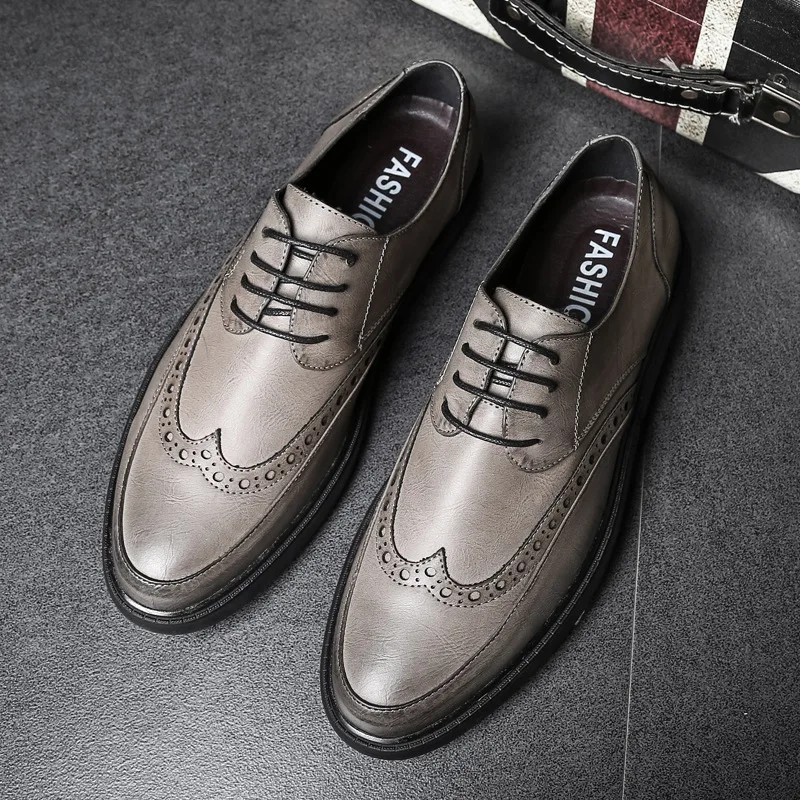

sh10228a Hot sale lace-up manufacturer fashion casual cheap men shoes