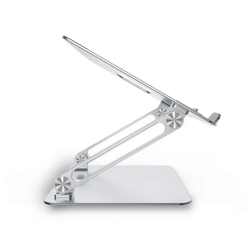 

Aluminum laptop stand TOLsf portable folding laptop stand, Silver