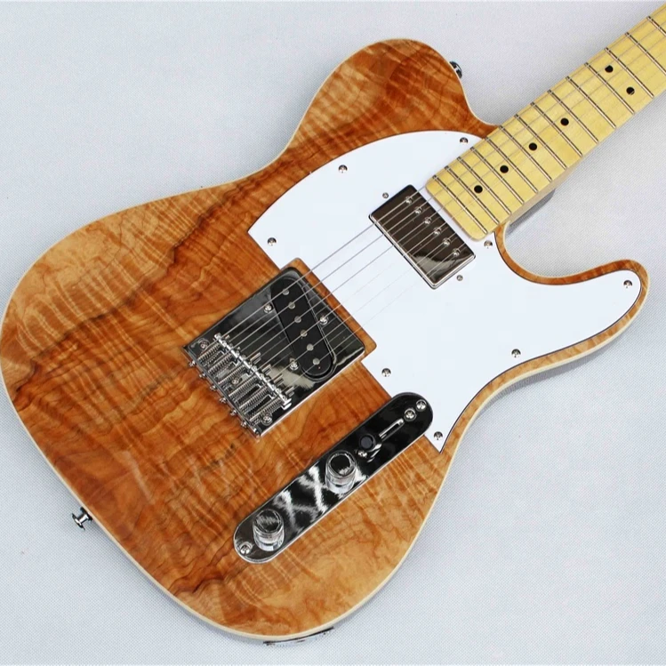 

custom brand ,high quality koa wood electric guitar, electric guitars