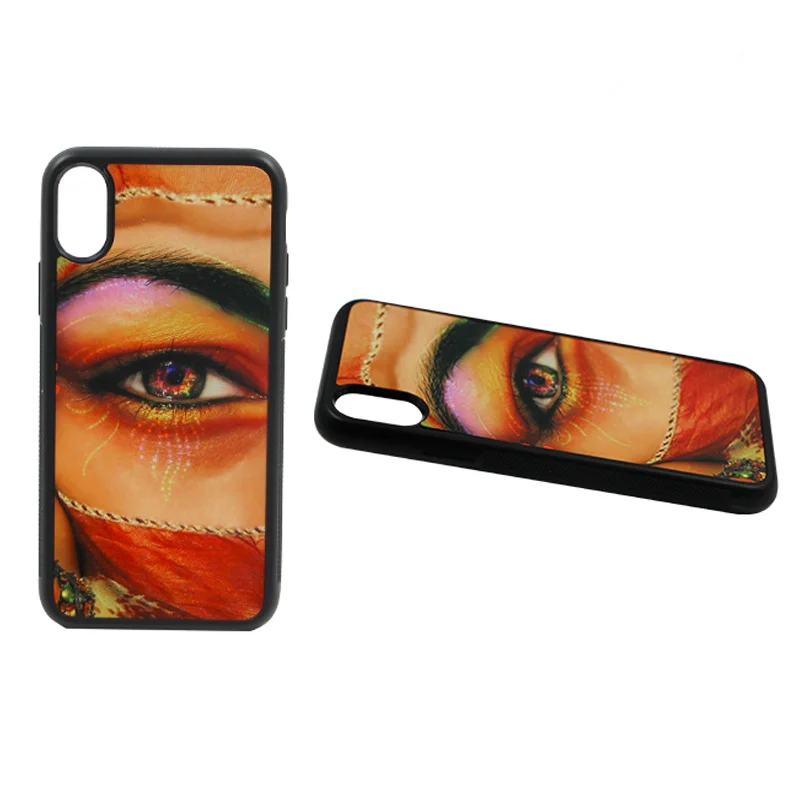 
2D PC Sublimation Coated Transfer Blank Phone Case for iPhone X 