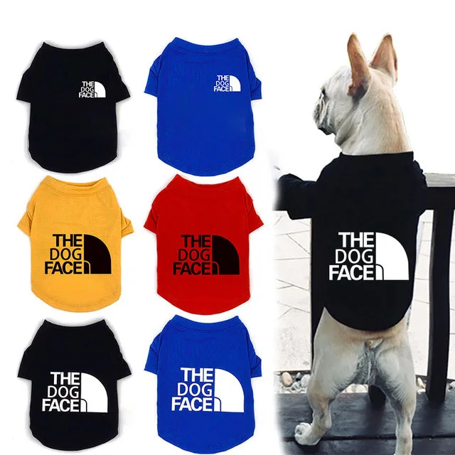 

Doggy Outfits Pet Clothes Adidog The Dog Face Tshirts for Dog Clothes For Summer Sun