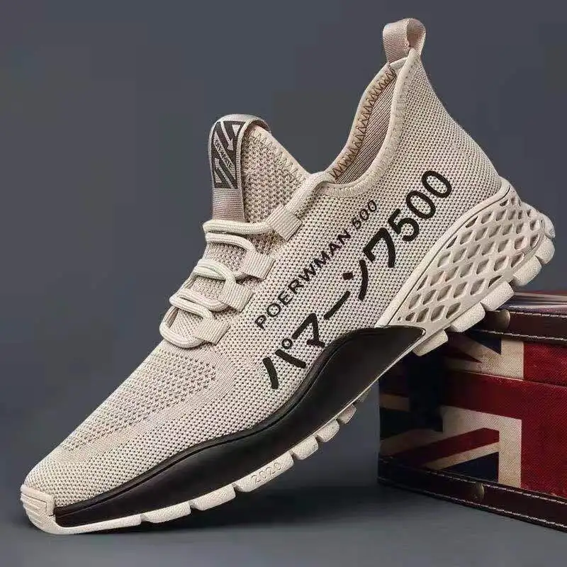 

2021Autumn trendy breathable non-slip casual sneakers versatile mesh surface shoes running shoes