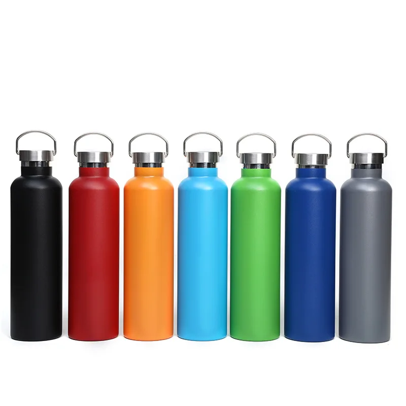 

500/600/750/1000ml Mikenda Hot Selling Bottle Customized Double Wall Stainless Steel Water Bottle Insulated Vacuum Flask, Available colors or custom colors