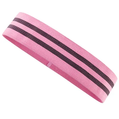 

Hot Sale Amazon Cloth Resistance Bands Set Strong Resistance Bands Loop With Fabric Logo, Black, red, blue