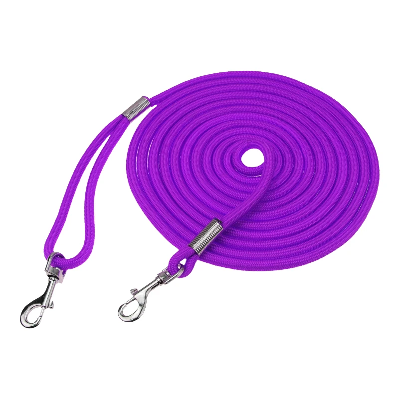

China High-Duty Polypropylene Customized Colorful Pet Rope Leash with Metal Clip, Customized color