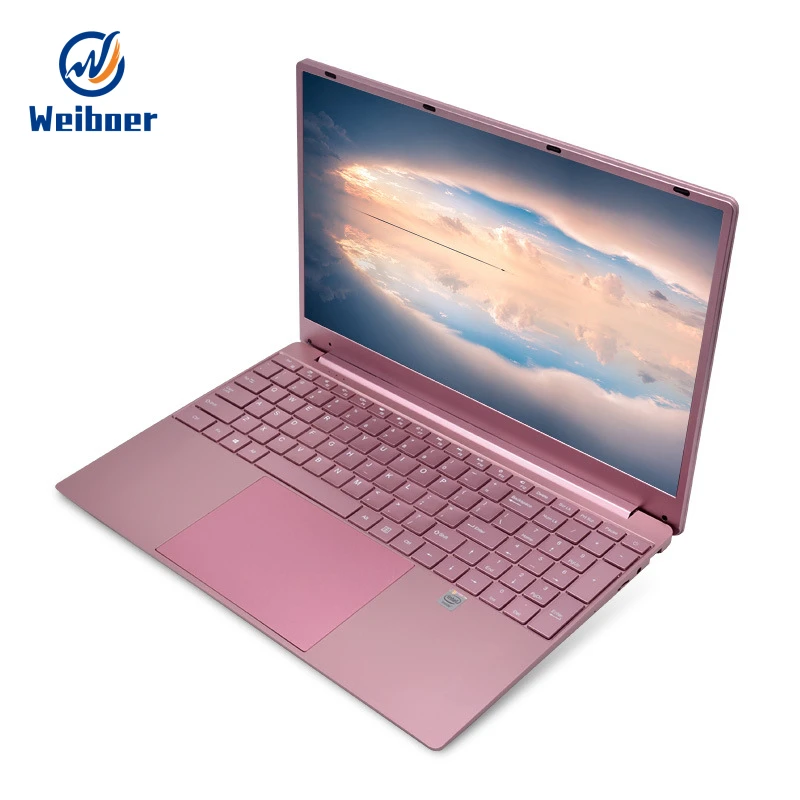 

2021 Ultra Slim Win 10 Intel Celeron J4125 Notebook Rugged 8gb Ram 512g Ssd Pink Oem Laptop