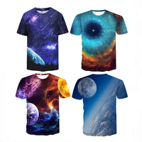 

Men 5%cotton 95% polyester 3D print sublimation allover printed t shirt