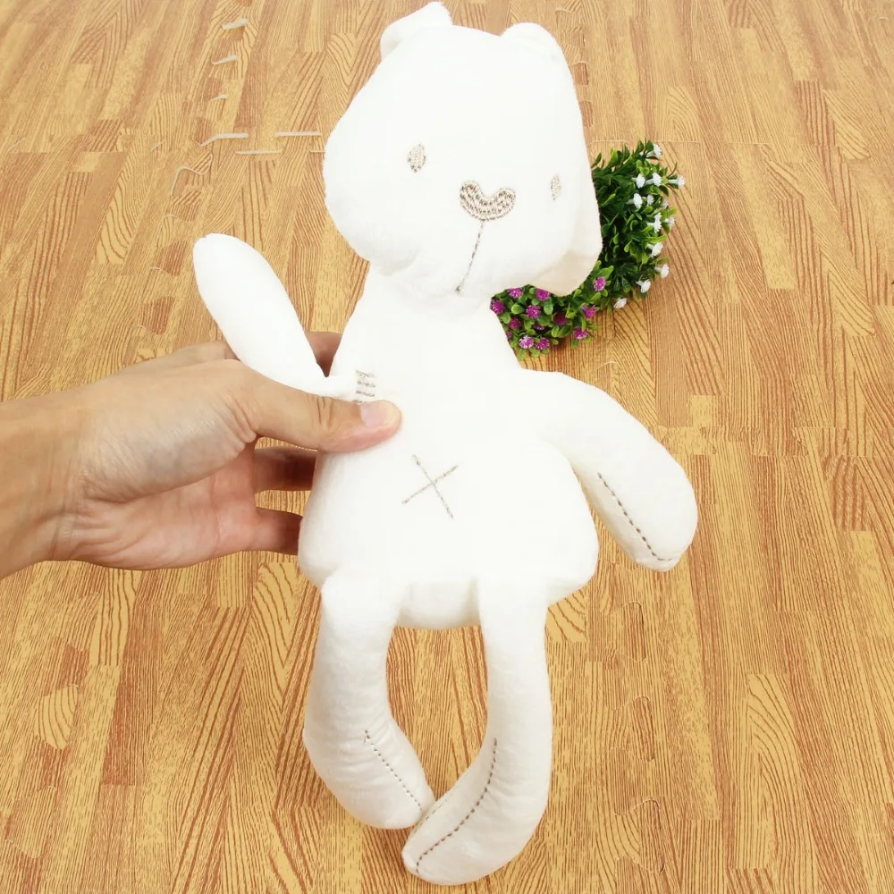 Cute custom plush Rabbit Doll Baby Soft Plush Toys Bunny Sleeping Mate For Infants