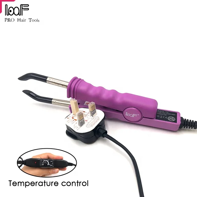 

LOOF Professional Hair Extension Connectors Keratin machine for hair Hair salon tools extensions High Tech Flat tip Newest LOOF