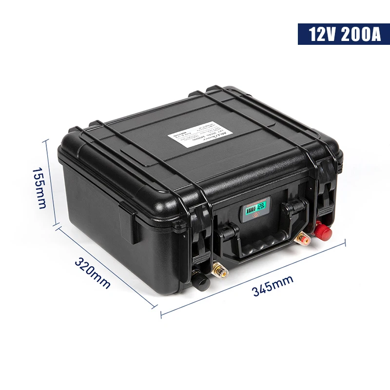 12v 24v 48v 50ah 100ah 150ah 200ah 300ah Portable Waterproof Lifepo4