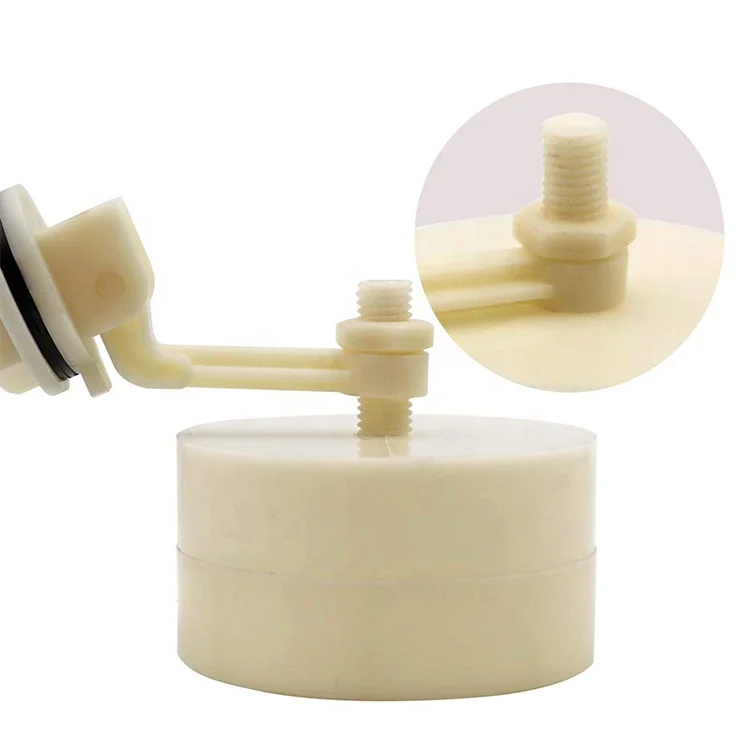 1 Inch Ptmt Pbt Plastic Float Ball Valve For Bathroom Water Storage Tank And Expansion Tanks
