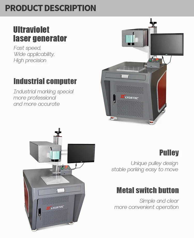 3D Uv laser engraving marking machine