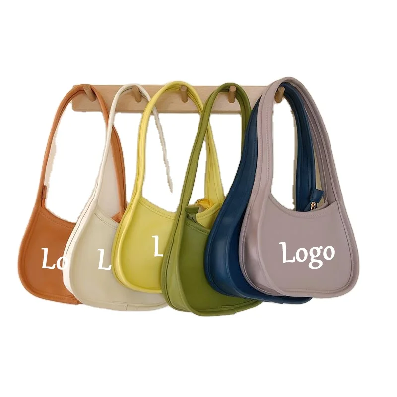 

Custom Logo Retro Sling Bags Women Leather Handbag New Korean Underarm Shoulder Purse Handbag