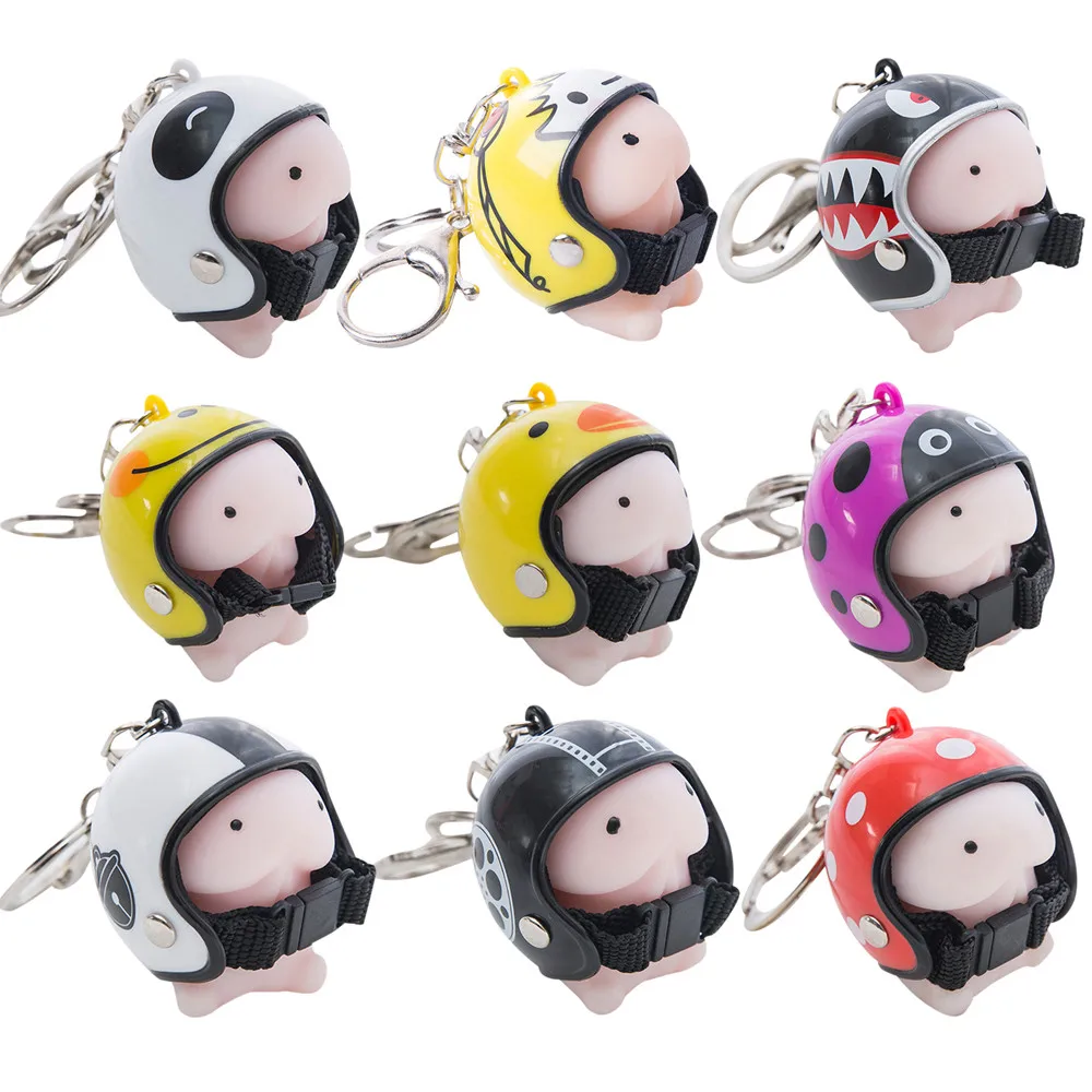 Male Cock Helmet Squishy Toy Cute Keychain Squeeze Stress Reliever ...