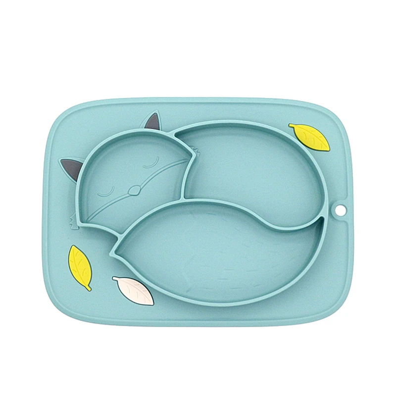 

Baby Feeding Suction Plate BPA free Silicone food Bowl Newborn food grade Non Slip placemat infant learning tableware, Customized