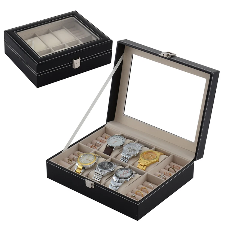 

Multifunctional Jewelry Deposit Boxes Ring Storage Box Women Household Earring Case