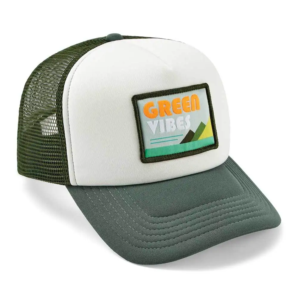 Oem Custom High Quality 5 Panel Adult Fashion Rope Design Foam Mesh Printing Trucker Cap 