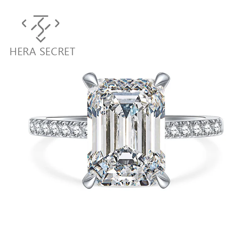 

Hot sales fashion diamond engagement ring 925 silver gold plated wedding rings, White