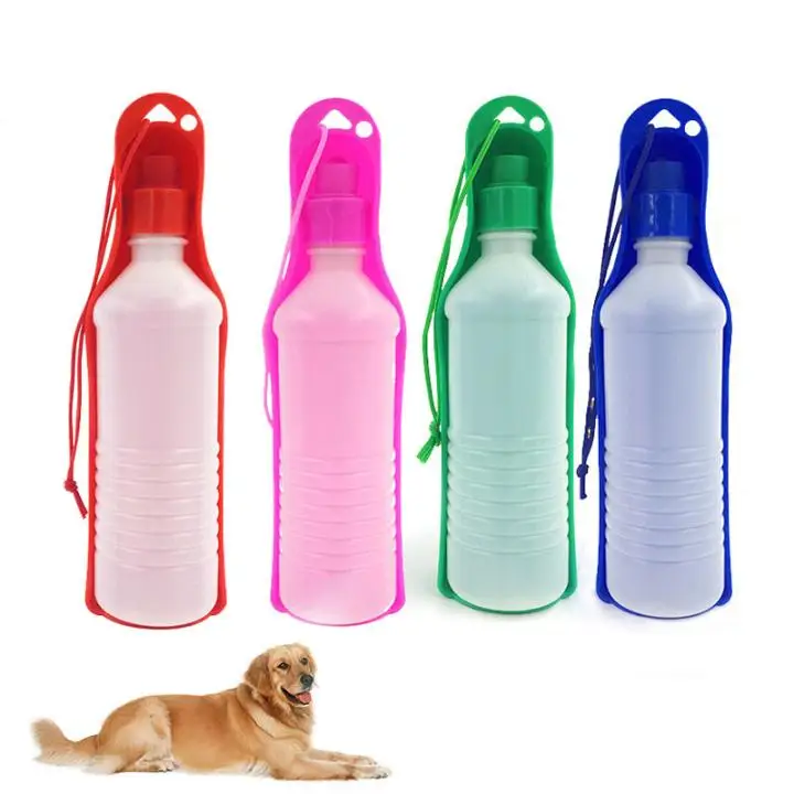 

Pet Folding Drinker Dog Outdoor Drinking Bottle 250Ml 500Ml Pets Travel Water Bowl Dog Feeding Dispenser