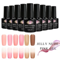 

Professional Wholesale Nail Supplies Jelly Pink Soak Off UV Gel Polish